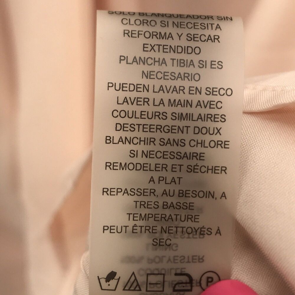 Vince Camuto Womens Dress 12 Pink Twist Front Midi A Line Ruffle Office Siren - Picture 8 of 16
